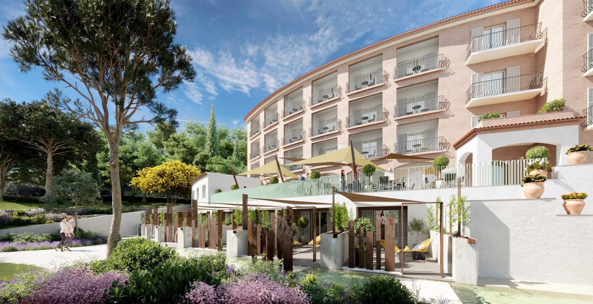 Hotel Du Parc Cavalaire Sur Mer Екстер'єр фото